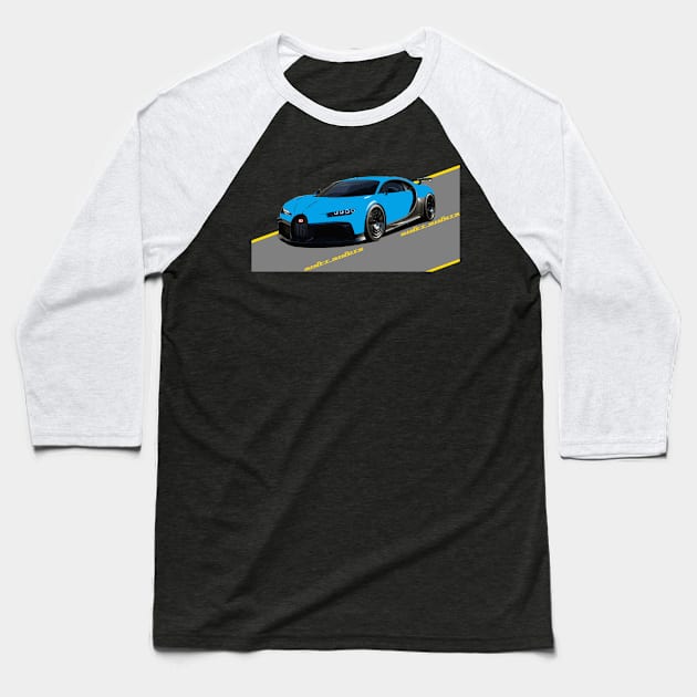 Pavement Eater - Chiron Pur Sport 200mph Club Inspired Baseball T-Shirt by ShiftShirts